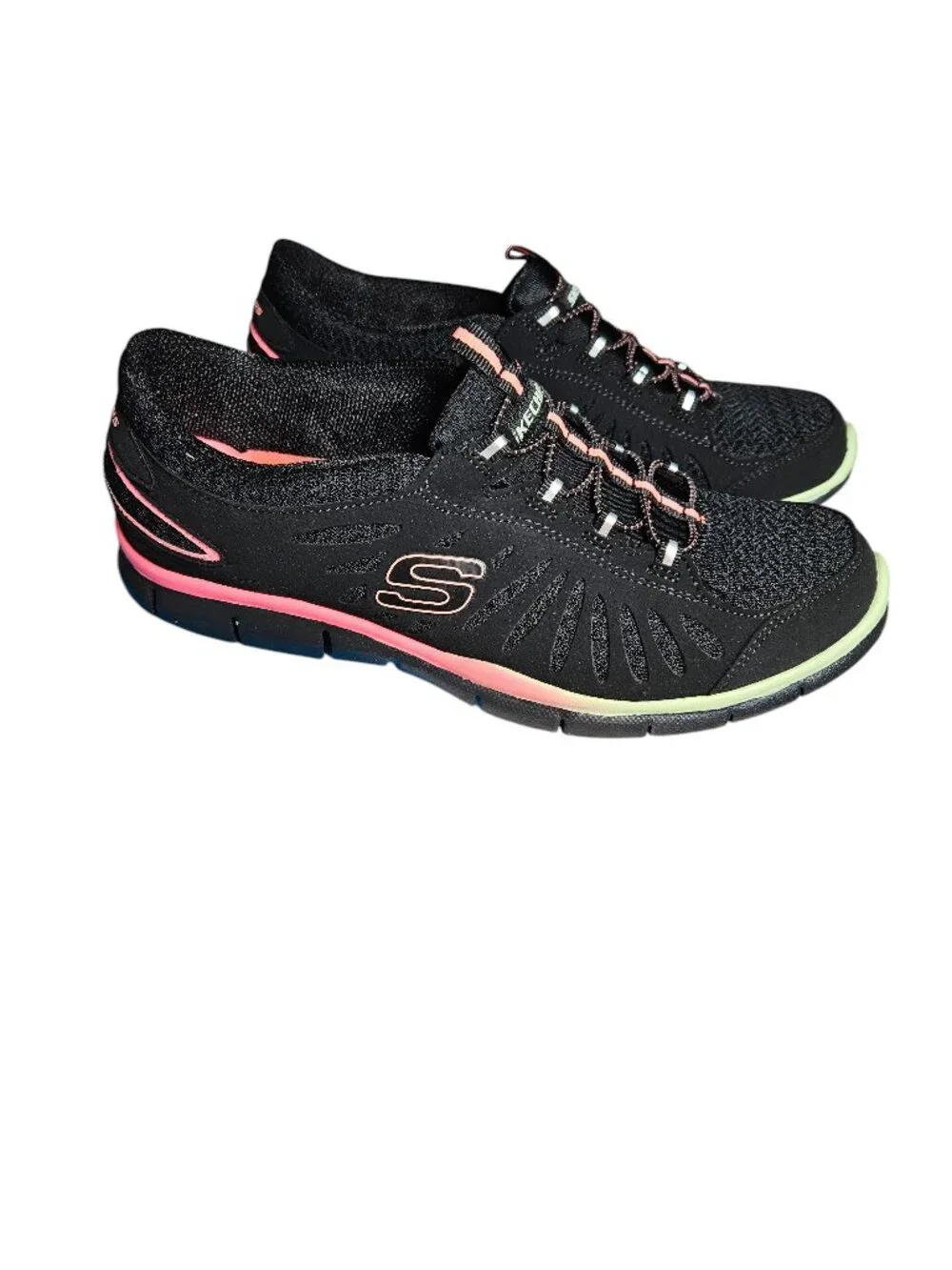 Skechers Women's Gratis in Motion Fashion Sneaker, Black Multi, 8M, New in Box